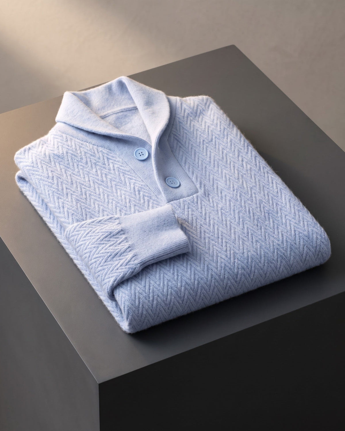 Octavio Cashmere Shawl-Collar Sweater