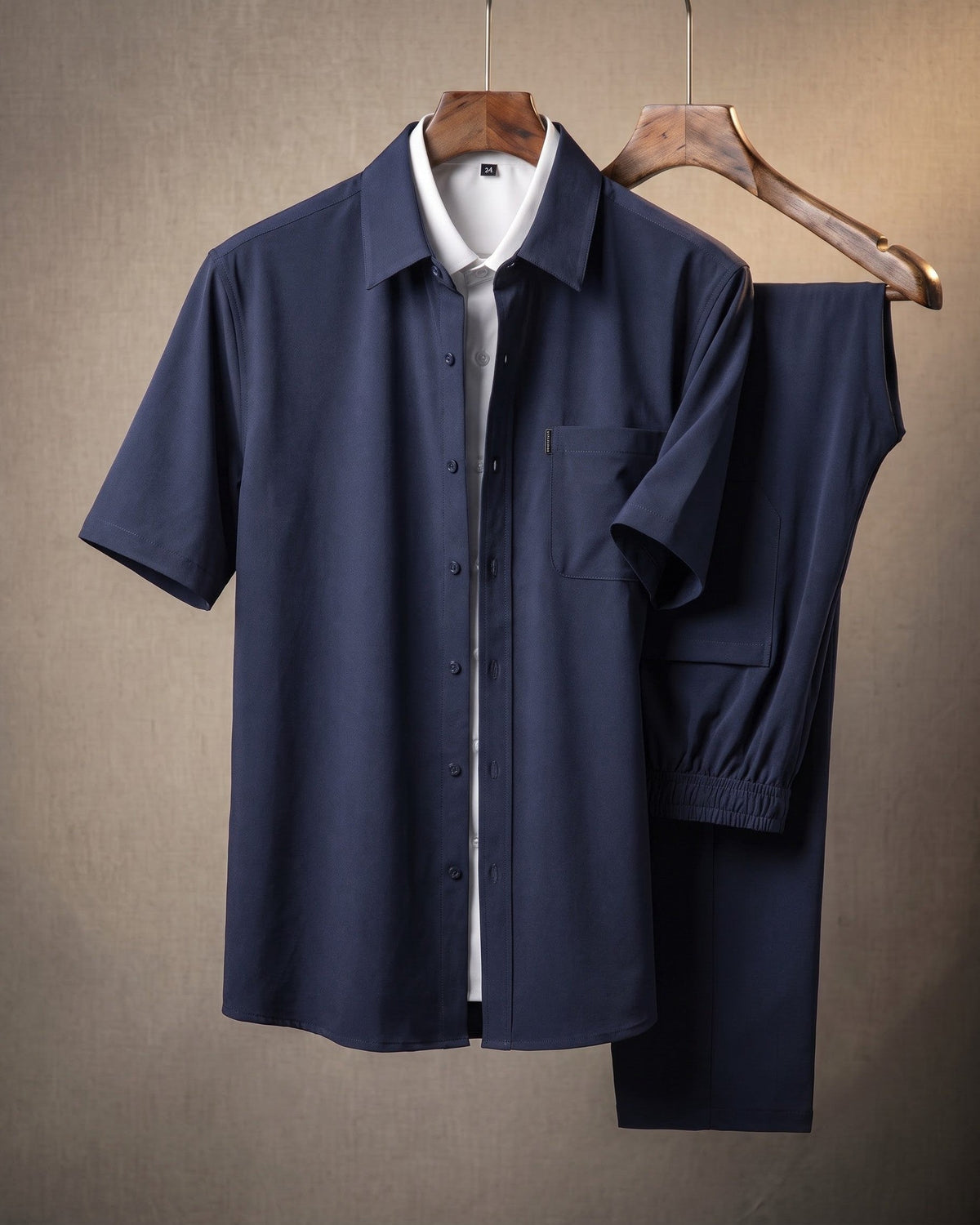Domenico Short-Sleeve Shirt and Trouser Set