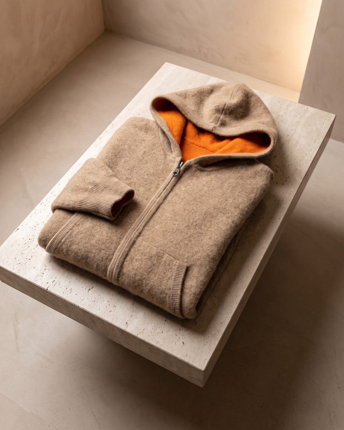 Donato Cashmere Zip Hoodie